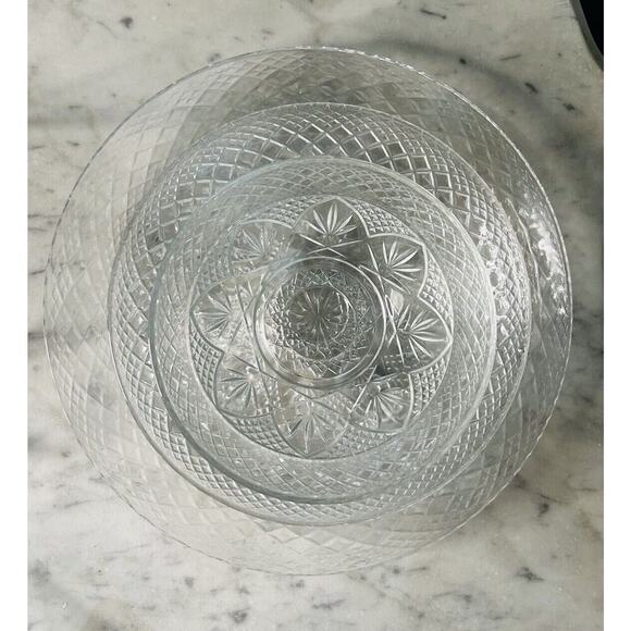 New Cristal D'Arques Durand Vintage Set (1) Dinner (1) Lunch Plate (1) Bowl - Picture 7 of 16